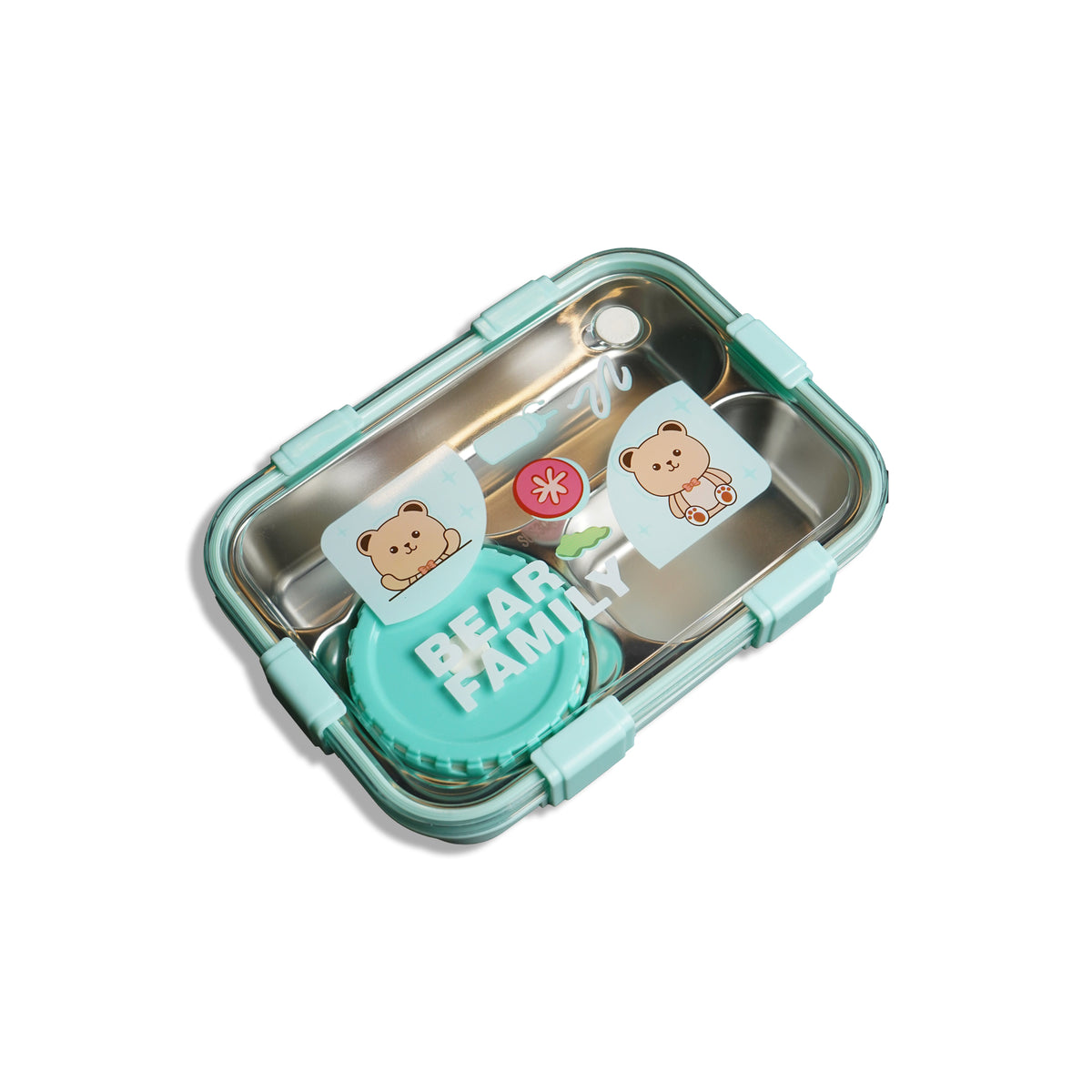 EightHours Warm Tiffin 600ml - Cyan