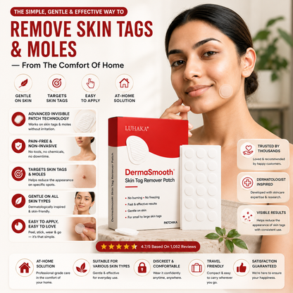 DermaSmooth™ - Tag & Mole Remover Patches ❤️🩹 | Buy 1 Get 1 Free ✨