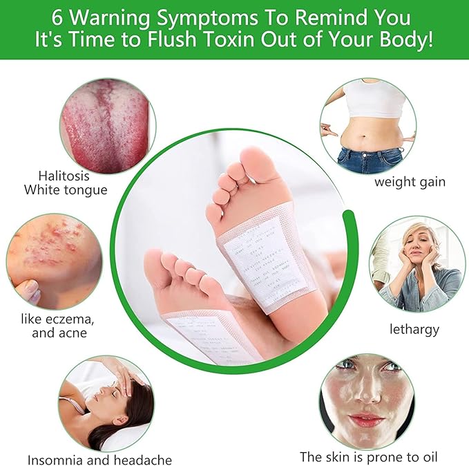 Premium Natural Detox Foot Patches  (2x5 packs) BUY 1 GET 1 FREE