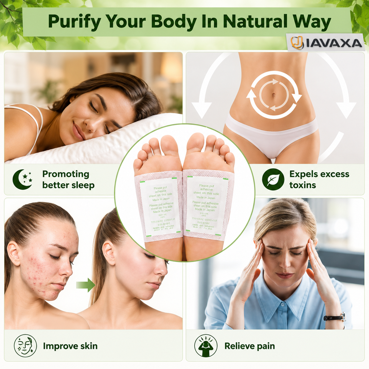 NIGHTORA™ Overnight Foot Patches 🌙 | Buy 1 Get 19 FREE