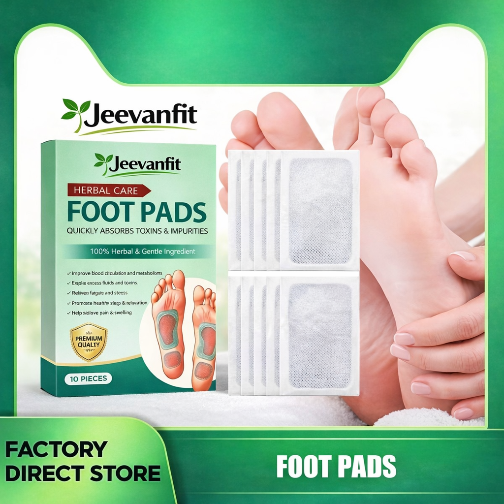 Jeevanfit Herbal Care Foot Patches (Pack of 10) BUY 1 GET 1 FREE