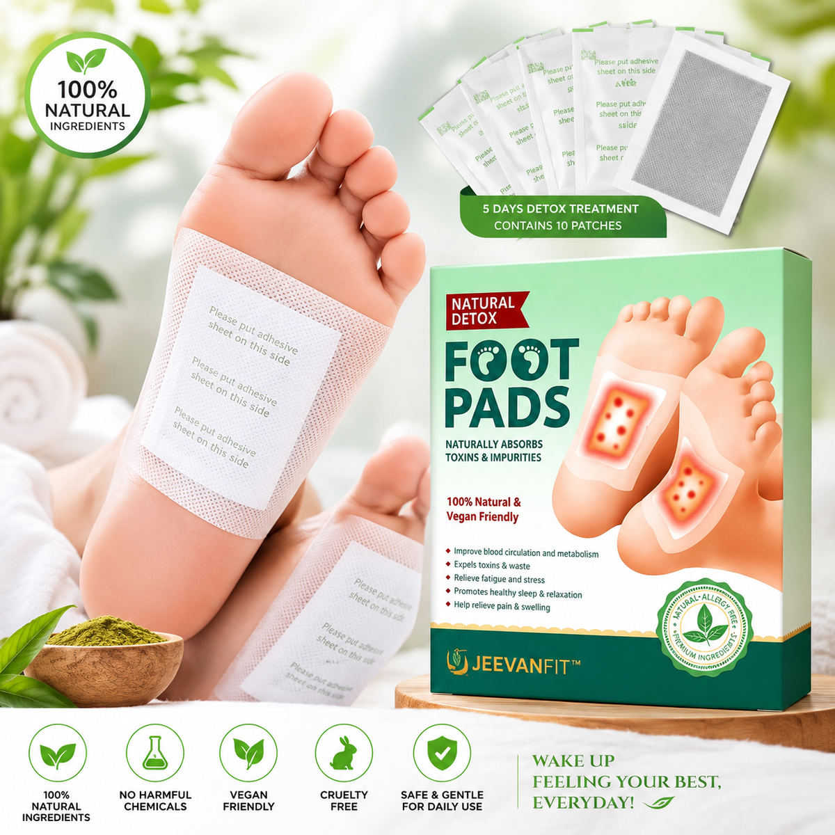 Ayurvedic Detox Pads - Limited Time Offee
