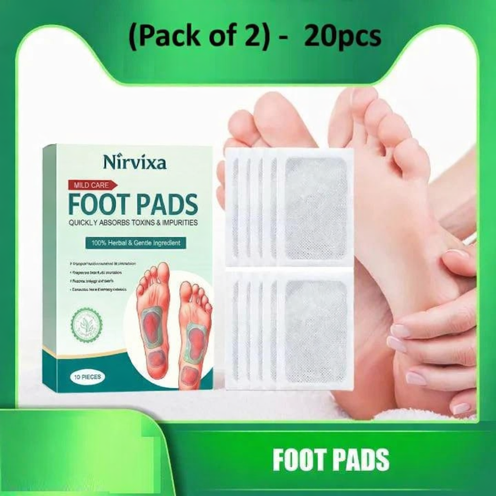 Nirvixa Natural Detox Foot Patches  (2x10 packs) BUY 1 GET 1 FREE