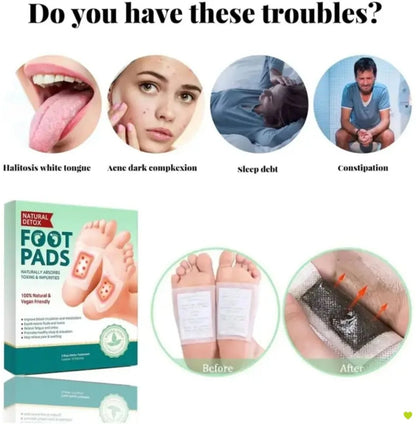 Natural Detox Foot Patches  (2x10 packs) BUY 1 GET 1 FREE