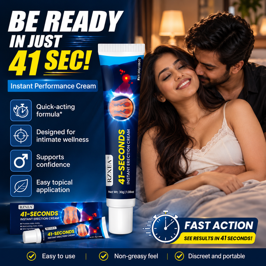 41-Second Cream Boosts Your Performance