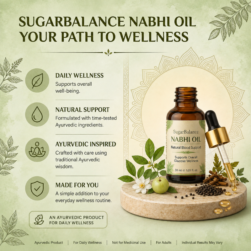 🌿💧 SUGAR BALANCE NABHI OIL 💧🌿 ( BUY 1 GET 1 FREE )
